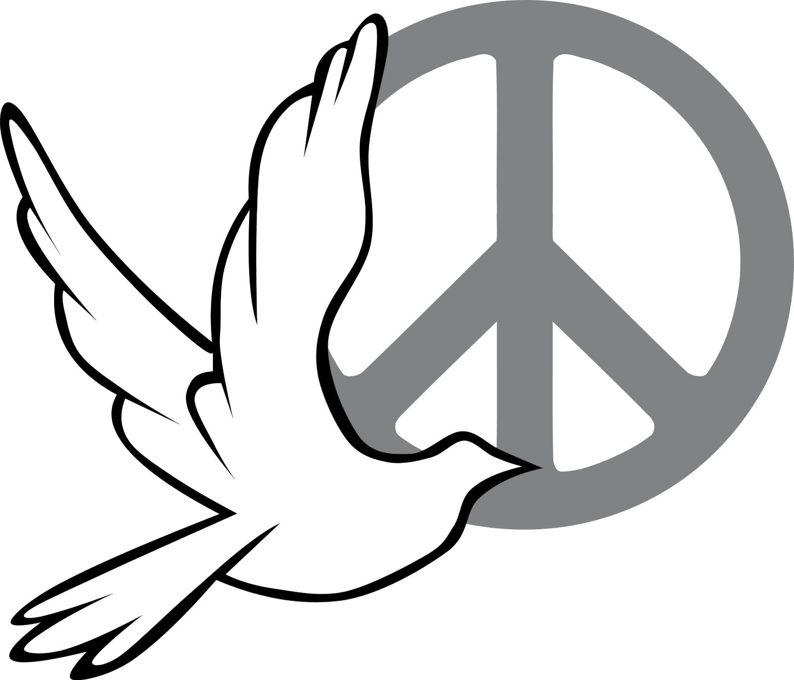 Peace Dove And Sign