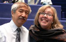 Elizabeth May and Ed Chin