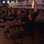 The crowd at the Laugh till You're Green comedy fundraiser for Sharon Howarth