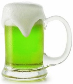 Green beer for pub night