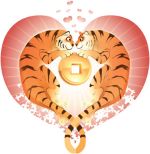 Valentine's Day, Year of the Tiger image courtesy of Charlene Chua Illustration.