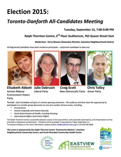 Click to expand all-candidates debate poster image