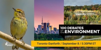 Toronto-Danforth debate on the environment 2021